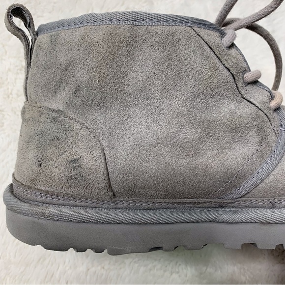 UGG 1128215 Men\'s Grey Neumel Chopd Slipper Chukka Boot Broken Logo Size 8 main image 11